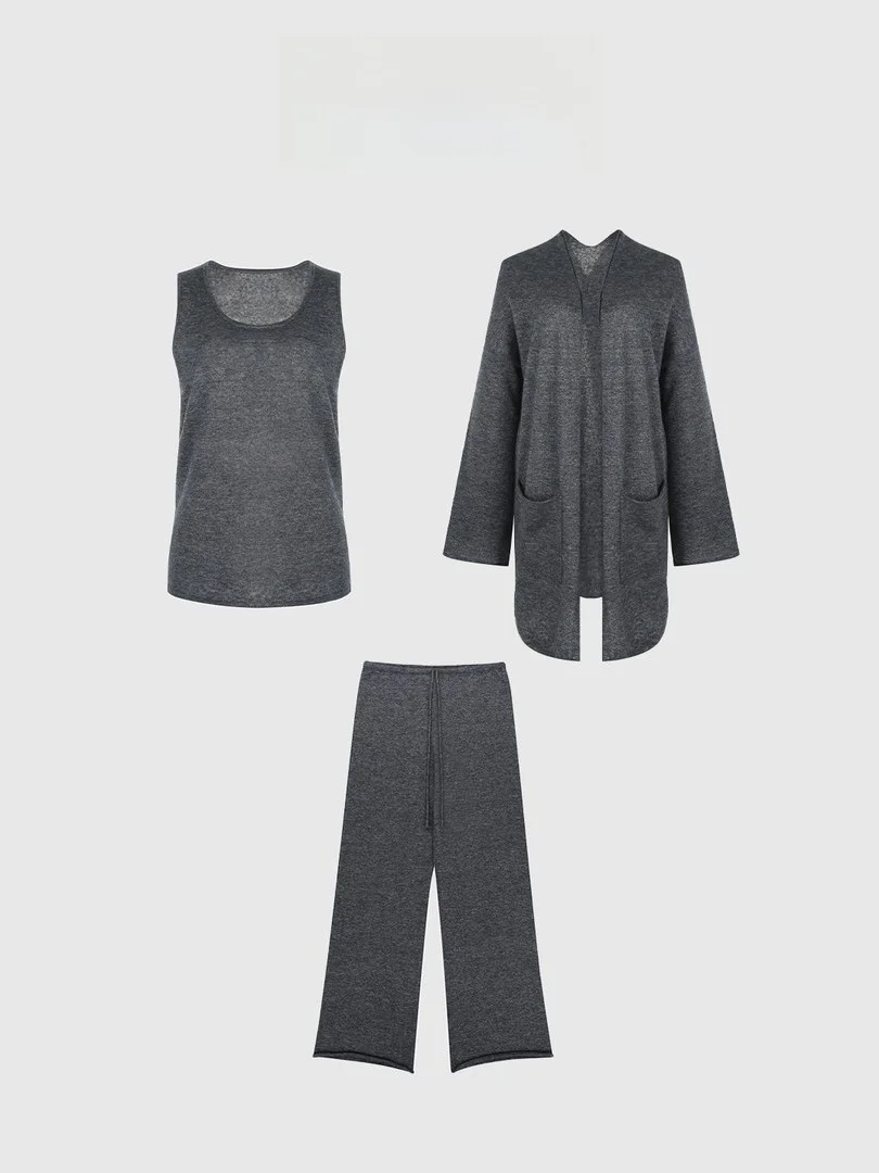 

Женский модный комплект Baatone Ele Multi-Faceted Series: зимний вязаный жилет средней длины BGS6AK07H072H073HK