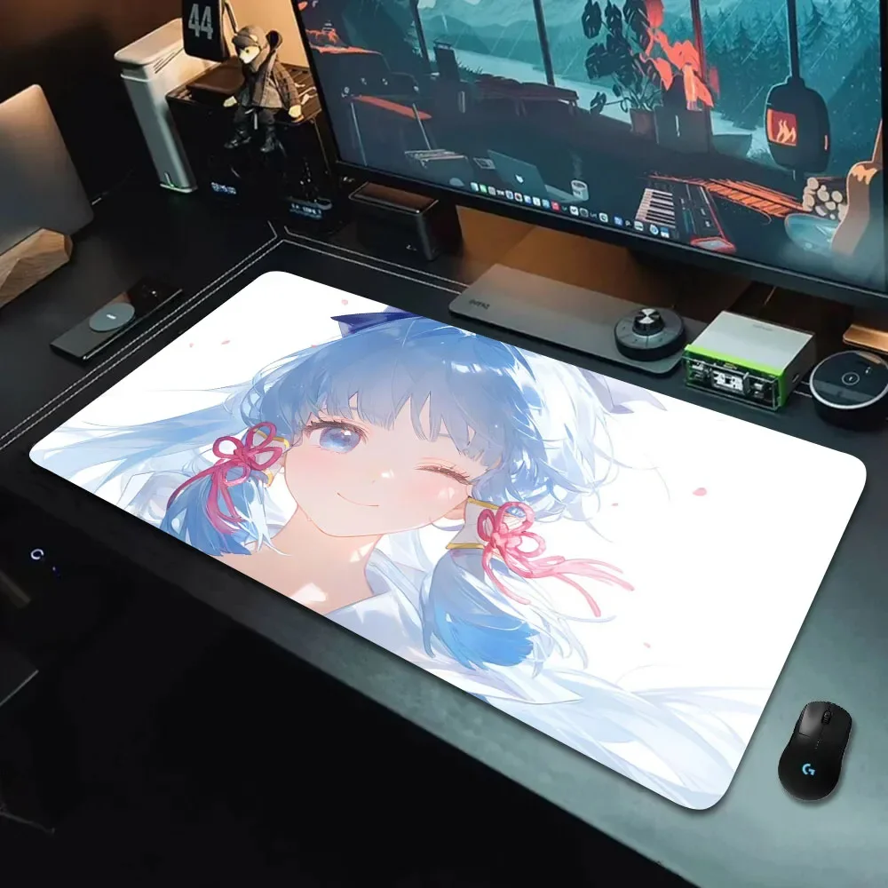 

Large Size Mouse Pad Xxl Anime Genshin Impact Character Computer Gaming Accessories Keyboard Desktop Decorations Mat for Offices