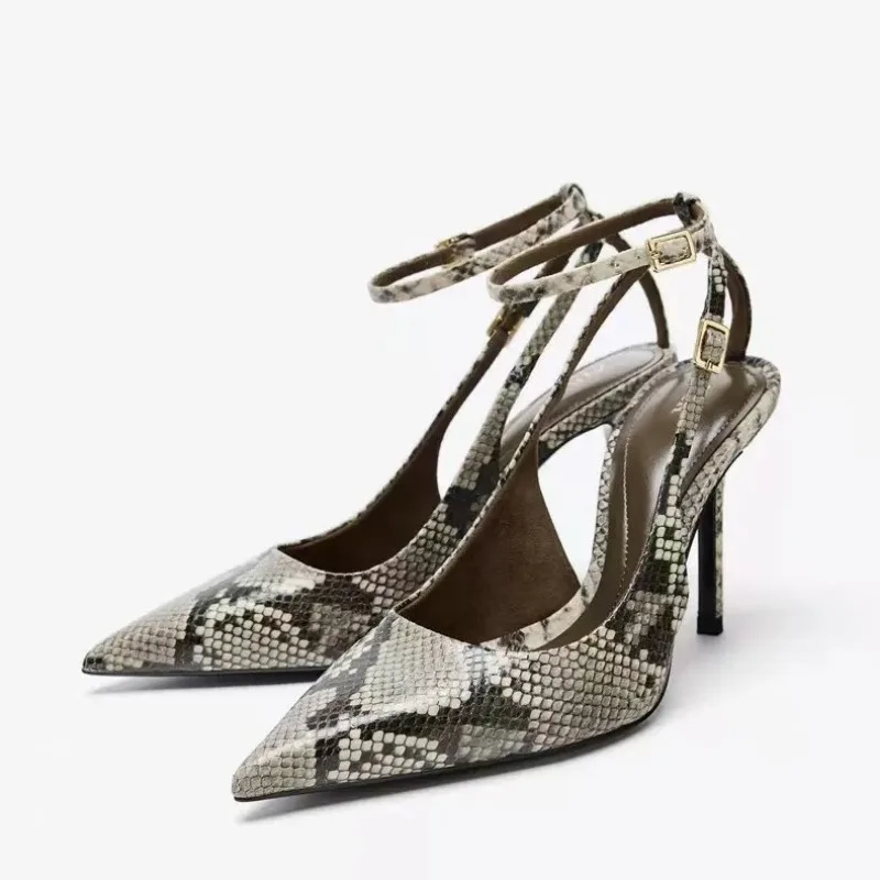 

Luxury High-heeled Women's Sandals Pointed Tip Stiletto Women's Pumps and Heels Fashion Banquet Womens Shoes Sandalias De Mujer