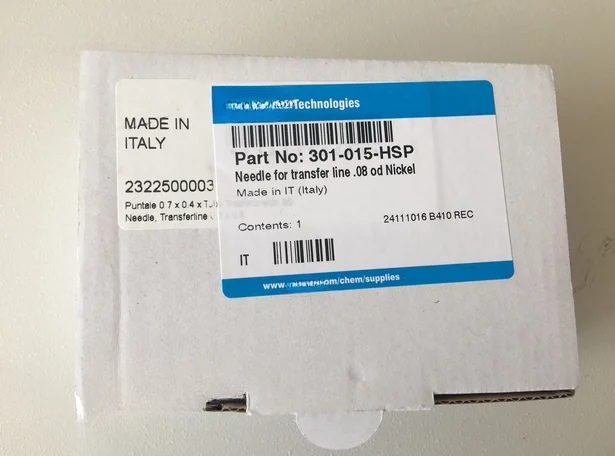 

For Agilent 301-015-HSP Headspace Sampler