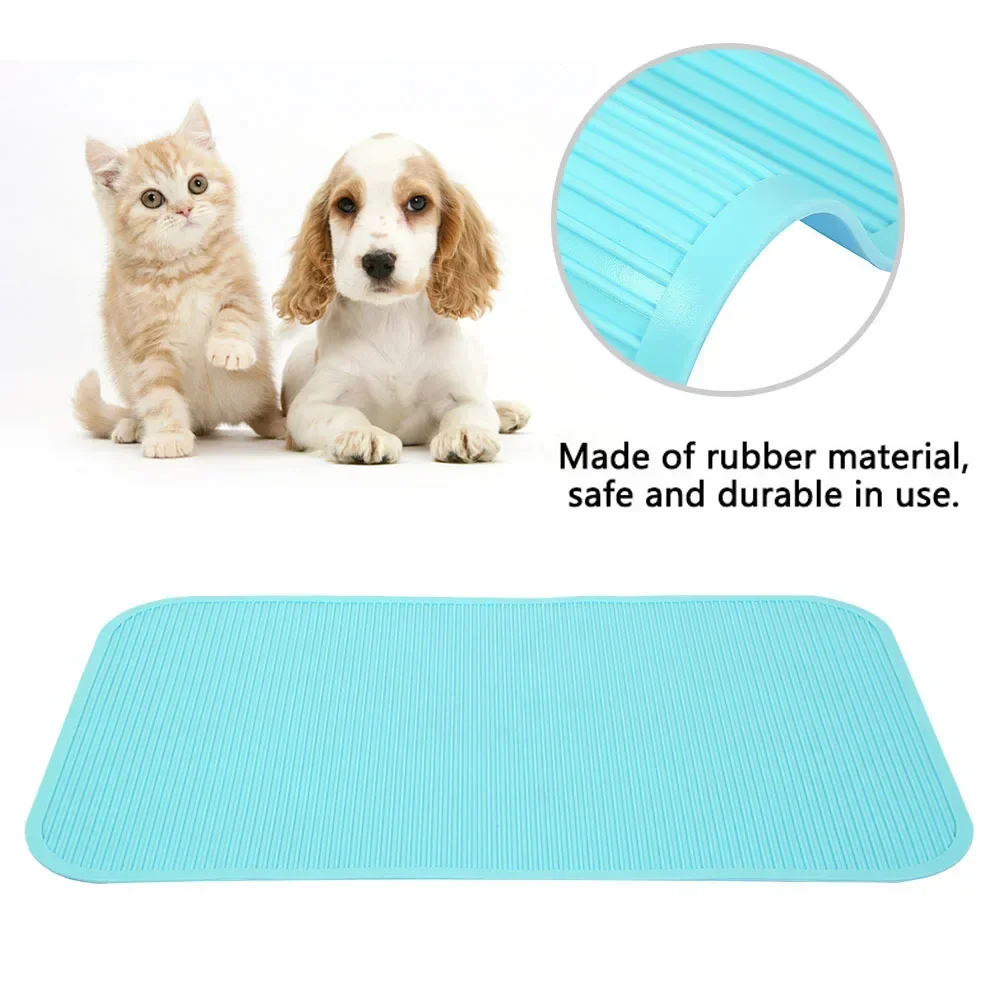 Non-Slip Rubber Pets Mat For Pet Grooming Bathing Training Table Cat Dog Supplies Outdoor Entrance Door Summer Mats