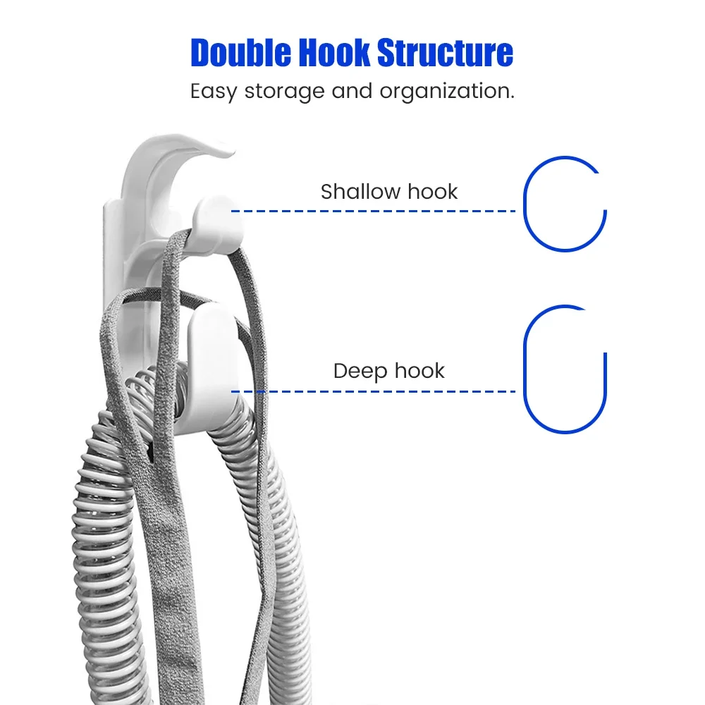 CPAP Pipe Hose Hanger for CPAP Mask Hook Holder with Anti-Decoupling Function,Provide CPAP User with a Clean Accessories