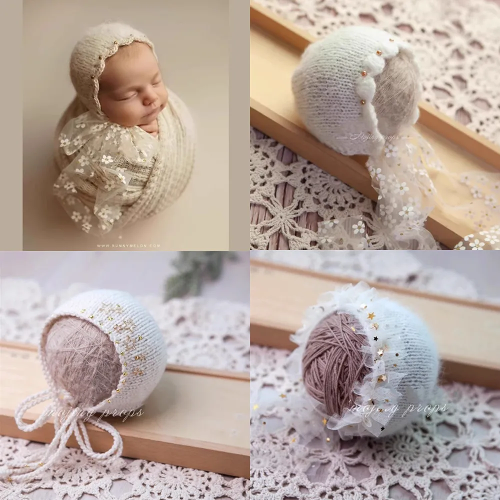 

❤️ Реквизит для фотосъемки новорожденных, аксессуары, милая вязаная шапка, кепка для студии, аксессуары для фотосессии для маленьких девочек, шапки для детской съемки, Fotografia