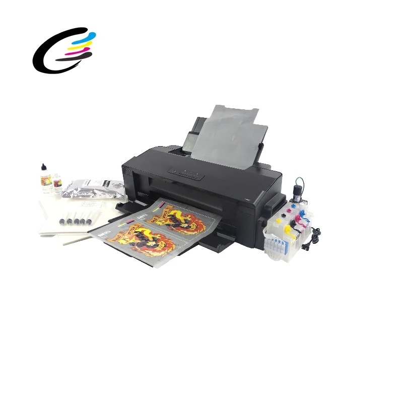 NEW Cheap A3+ 6 Color Inkjet PET Film DTF Printer Machine L1800 with Circulation System