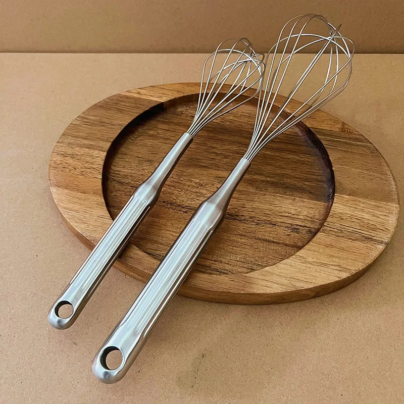 316 Stainless Steel Manual Egg Beater Hand Whisk Mixer Home Baking Egg Cream Frother Egg White Beater Kitchen Cooking Stirring T