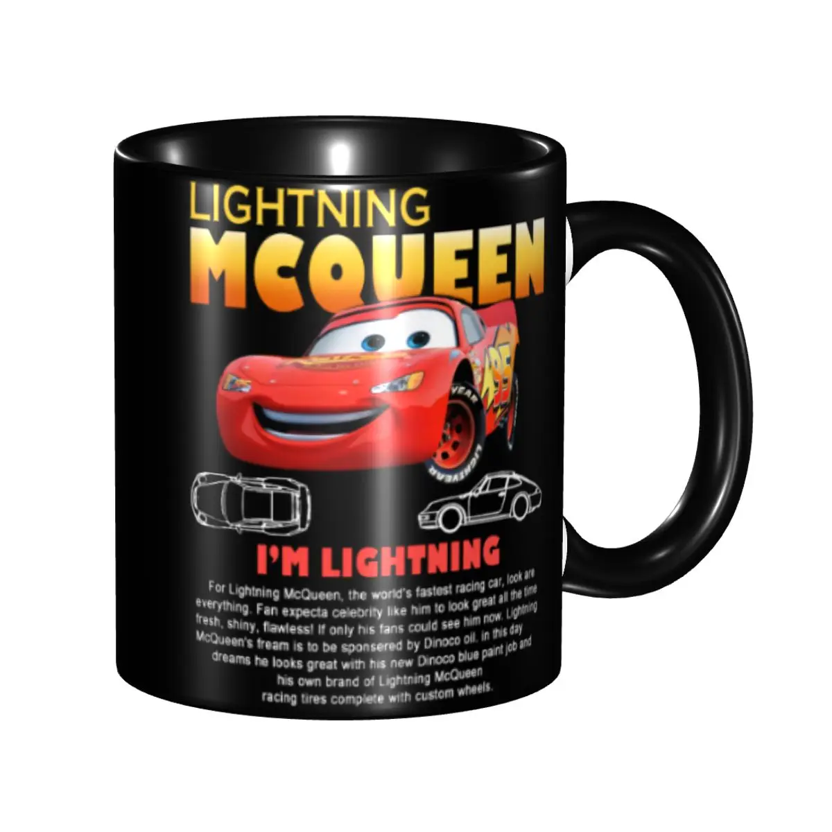 Caneca do McQueen: Acessório Perfeito para Fãs de Carros e Animação