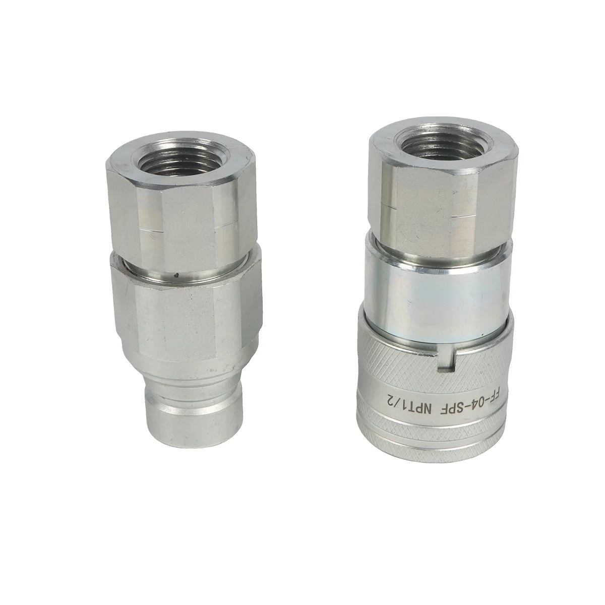 1/2 "وجه مسطح المقرنات الهيدروليكية وصلات 1/2" NPT انزلاق التوجيه الهيدروليكية توصيل سريع المقرنات مجموعة ث/ختم قبعات الغبار العلامة التجارية الجديدة