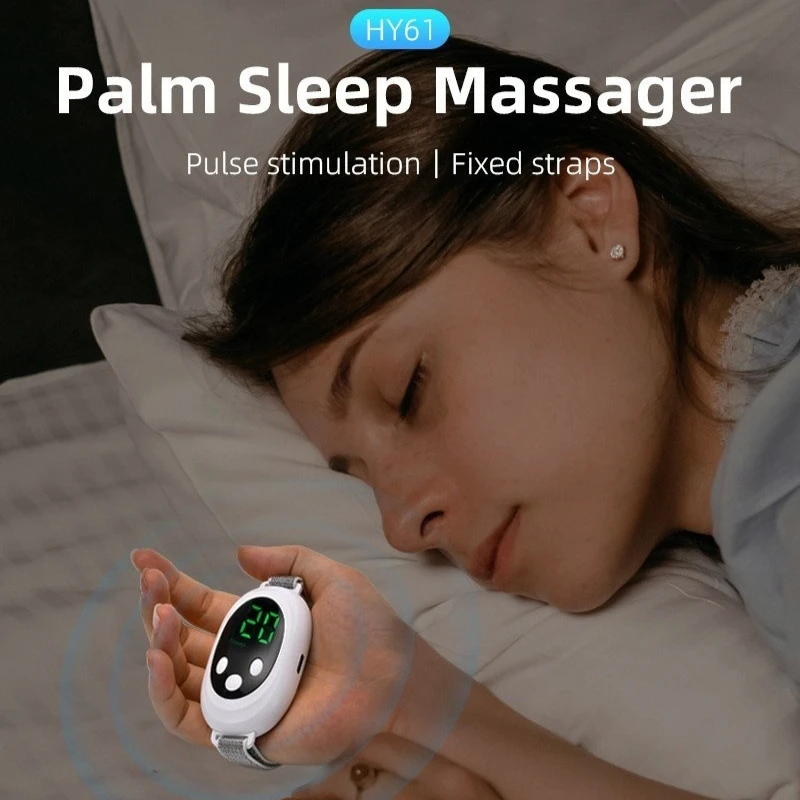 Handheld Sleep Aid Device - Smart Non-Drug Sleep Therapy for Deep Sleep & Anxiety Relief, Portable Sleep Instrument for Adults