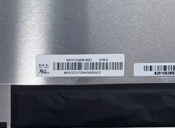 

NE153QDM-NZ2 V18.0 2560×1600 EDP 40 Pins 15.3'' 300Hz Laptop LCD Screen Display Panel Matrix