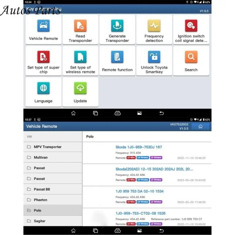 

57BA Programmer Remote Maker Used with Tablets Wireless Remote Maker