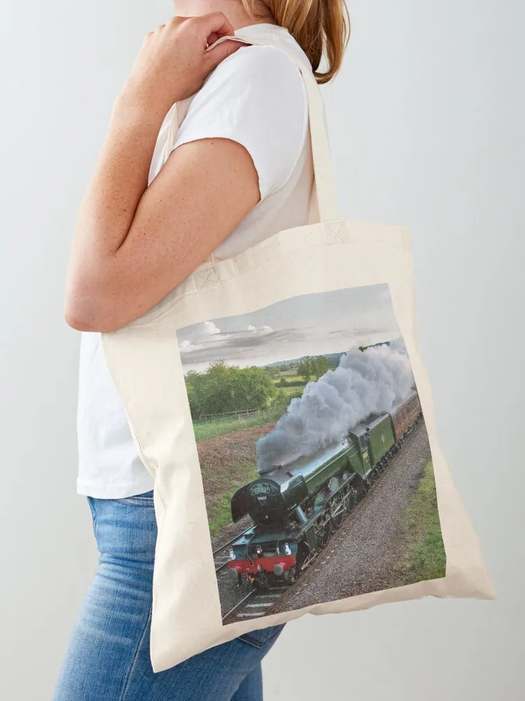 

Flying Scotsman Tote Bag Women bags tote bag canvas shopping bag free delivery bags