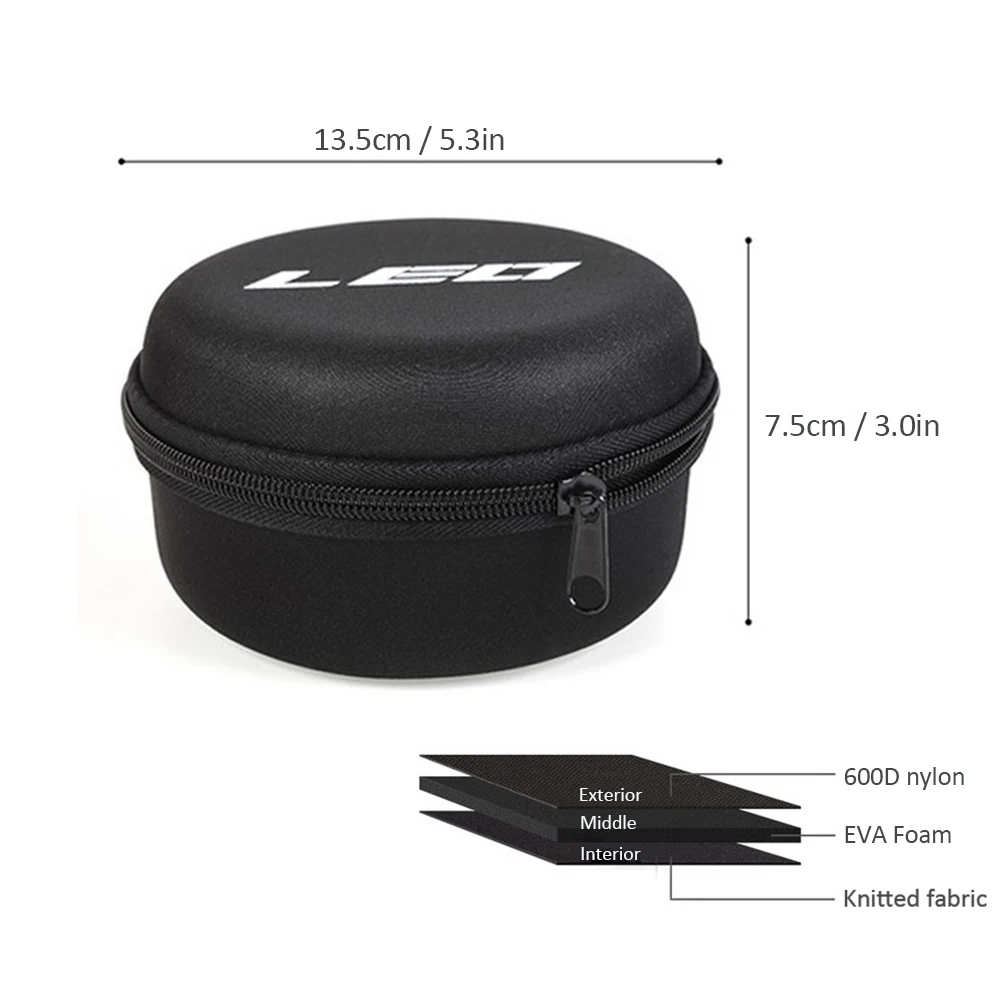 EVA Fishing Reel Bag Protective Case Cover for Spinning/Raft/Fly Fishing Reel Pouch Bag