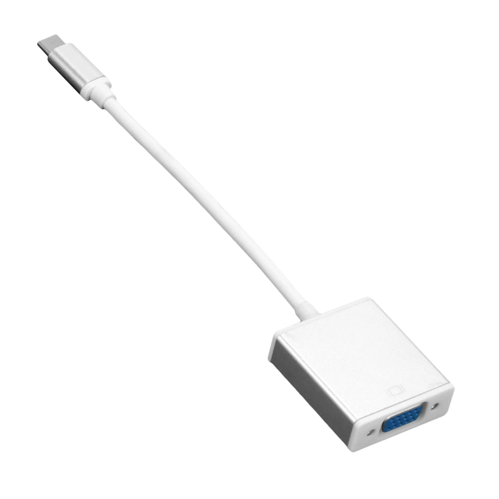 

Type-C To Vga Converter Cable Usb 3.1 1080P Adapter For Monitor Projector Hdtv Silver Usb C To Vga Adapter Cable
