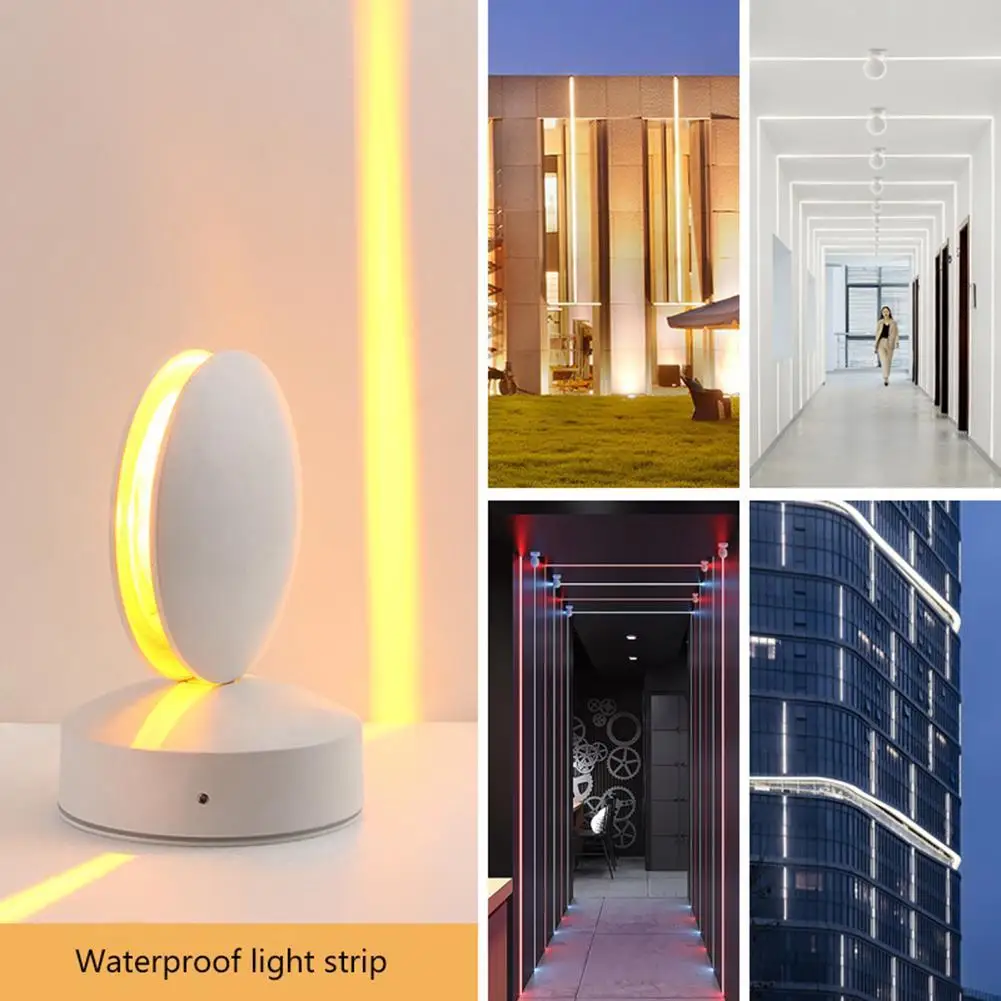 LED Window Sill Light Colorful 360 Degree Ray Door Frame Line Corridor Wall Lamp