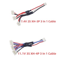 MJX B3 7.4V 2S  11.1V 3S 3 In 1 Plug Adapter Cable Charging Parallel Line for A959 A969 A979 Hubsan H501S Syma X8C X8W RC Drone