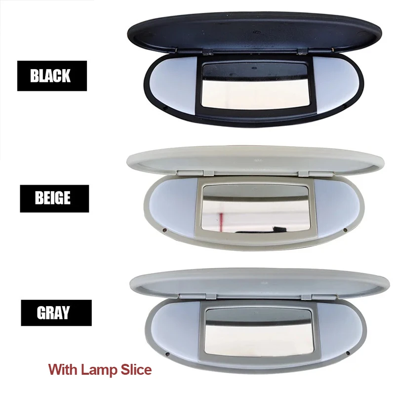 Car Sun Visor Sunshade Panel Housing Vanity Mirror Cover For MINI Cooper S One D JCW R55 R56 R57 R59 R60 Interior Accessories