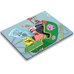 Spongebobs Mouse Pad Gaming Laptops Deskmat Desk Protector Mousepad Gamer Keyboard Mat Pc Accessories Kawaii Anime Mause Pads