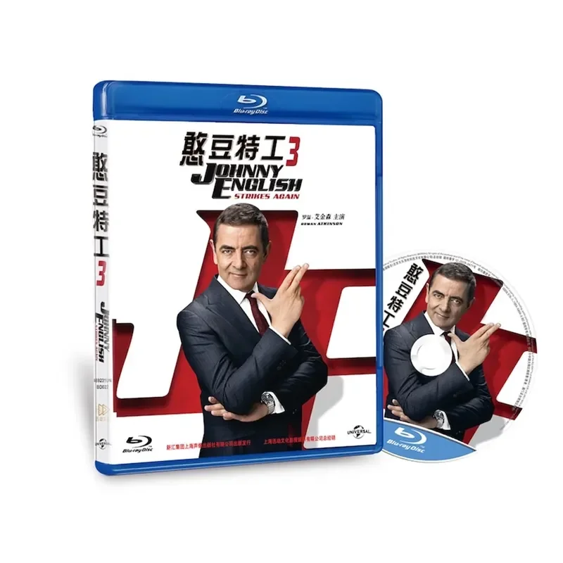 

BD Blu-ray Comedy Action Movie Bean Agent 1-3 Trilogy High Definition 3 Disc Box