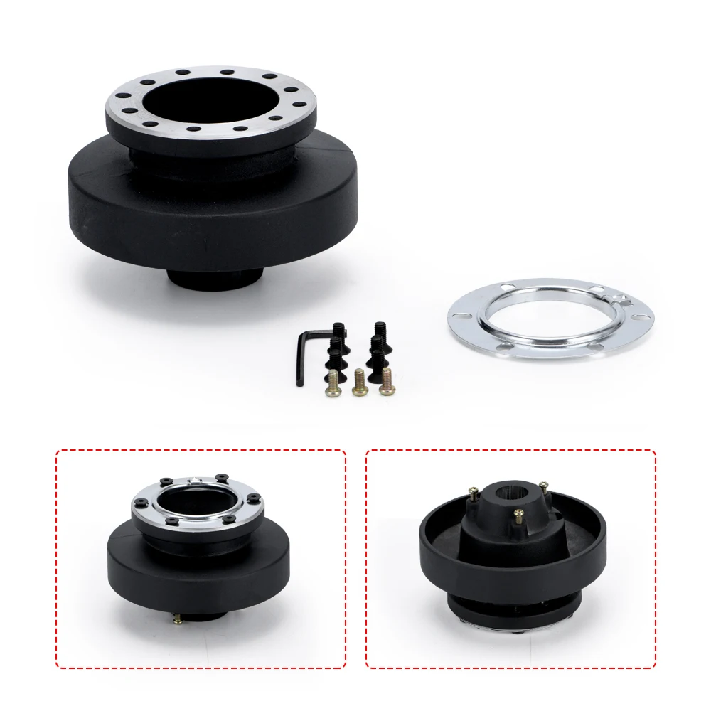 VR - Racing Steering Wheel Hub Adapter Boss Kit for BMW E36 black VR-HUB-E36