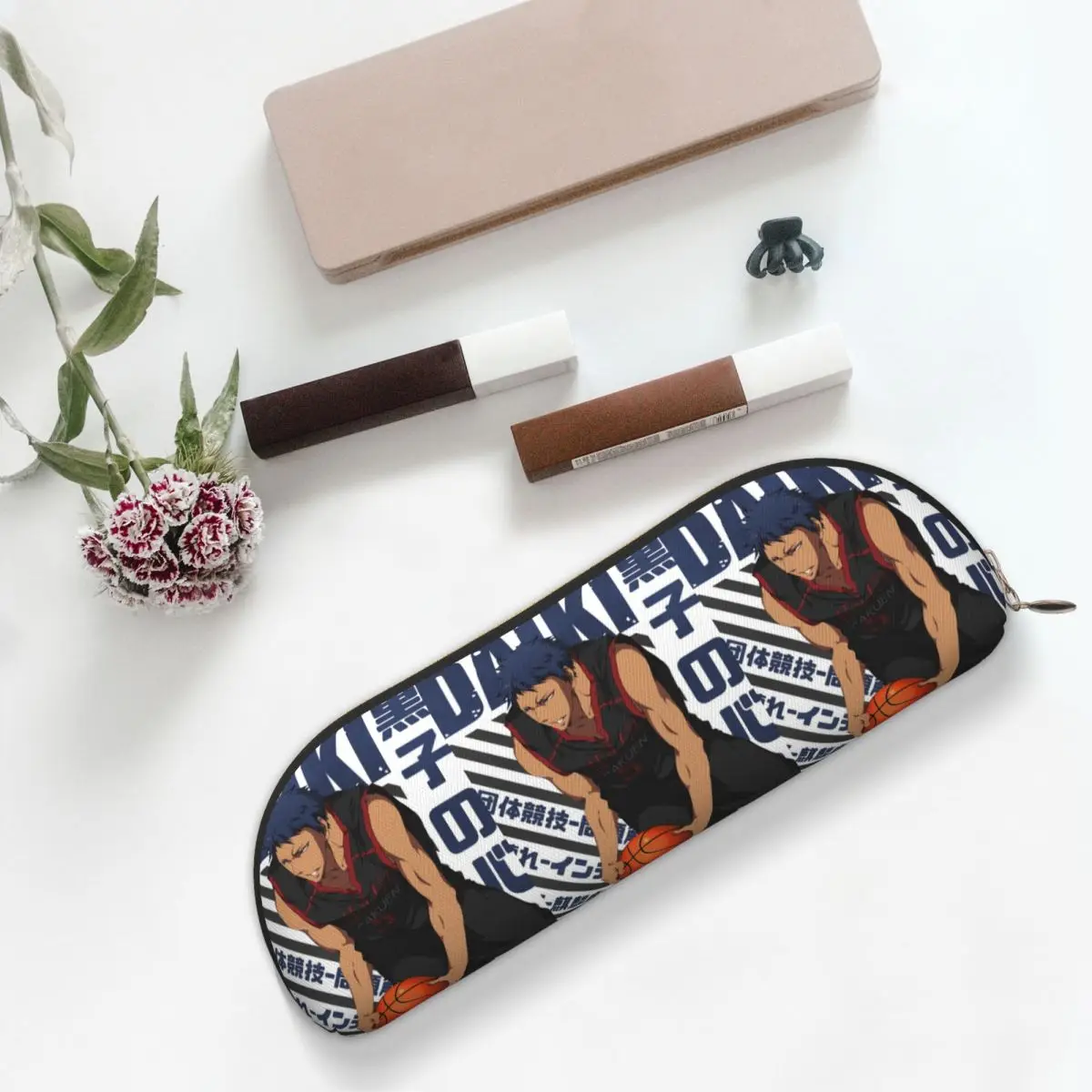 Harajuku Basketball Kuroko No Basket Basuke Kaijo Pencil Case Pen Holder Big Capacity Pen Box Pencil Bag for Students Gifts