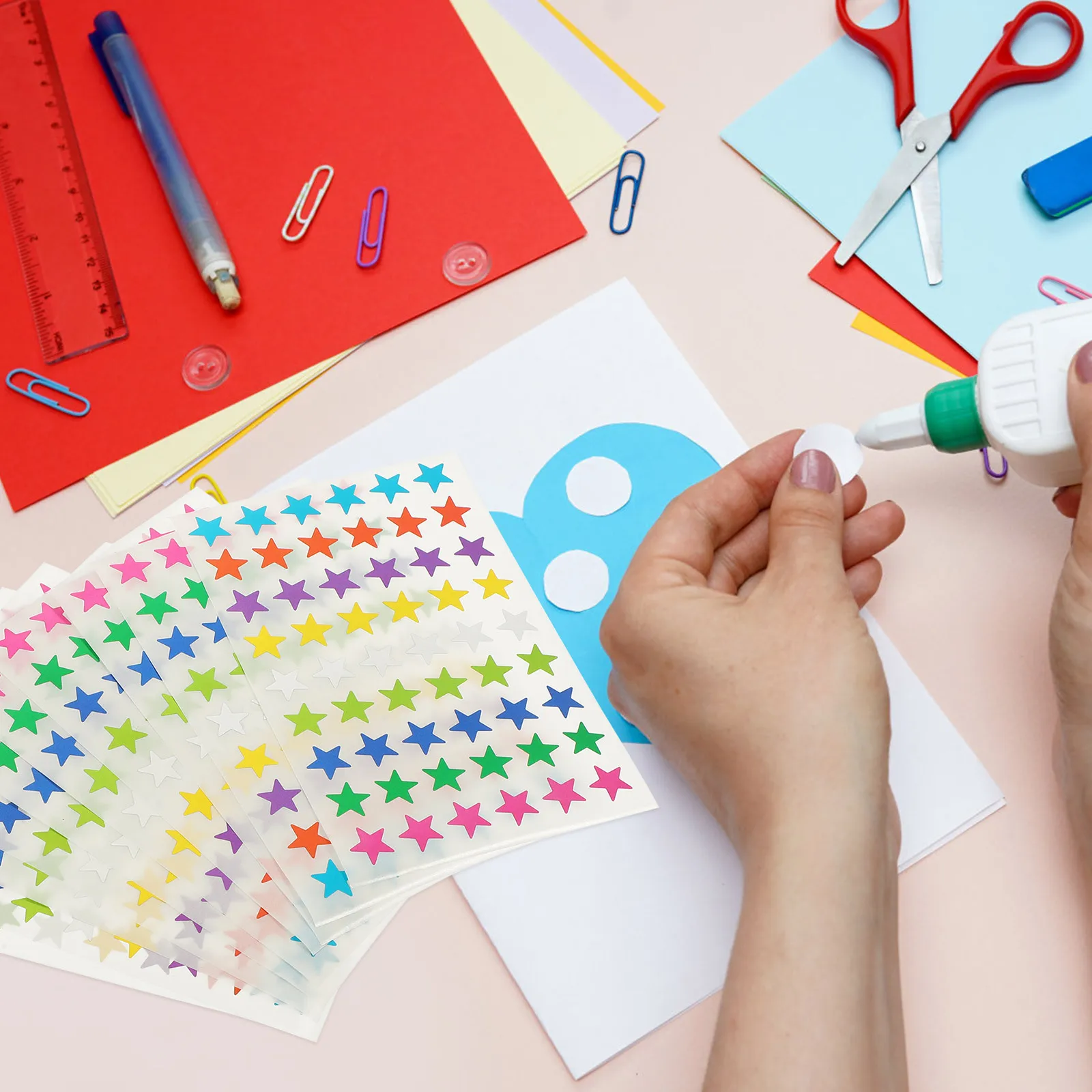 

Aluminum Foil Stickers Colorful Diy For Scrapbook Journal Photo Album Gift Wrapping Planner Craft Stationery Supplies