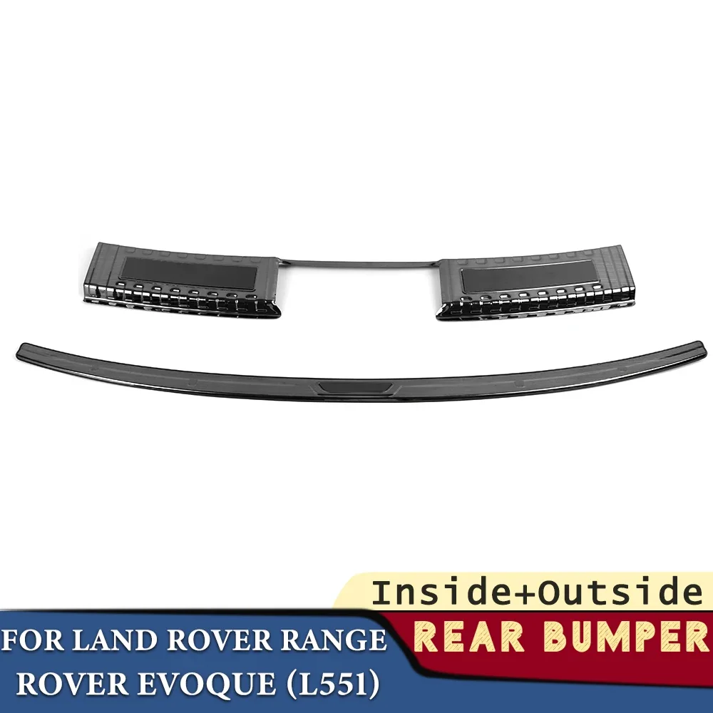 

Бампер багажника для Land Rover Range Rover Evoque L551 2019-2024, автомобильные аксессуары, защита заднего крыла, накладка на порог, наклейка