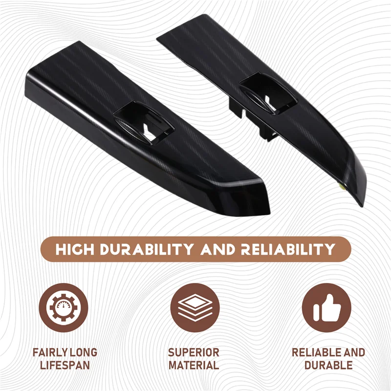 

ABQB-Car Electric Window Control Panel Switch Front Door Handle Cover Car Window Switch Regulator Panel Door Armrest Upper Panel