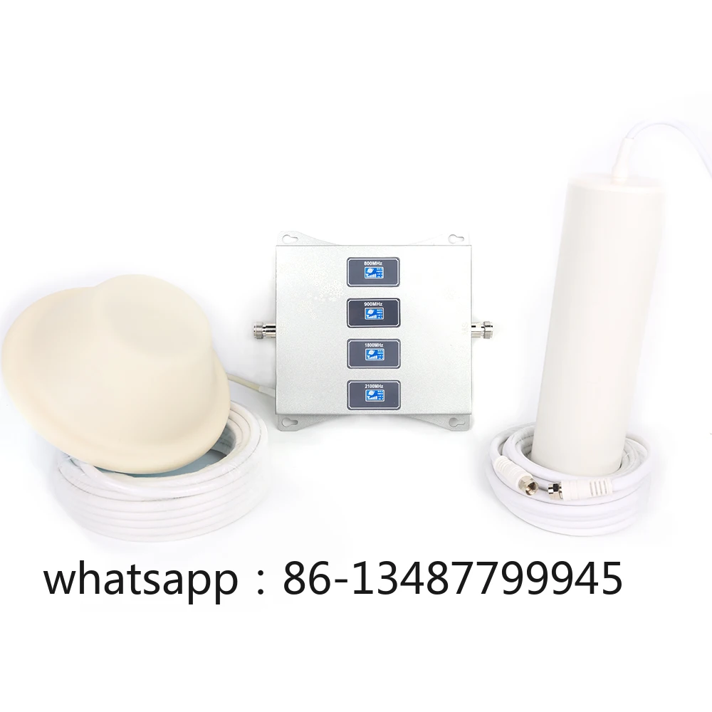 

High Gain Quad Band Signal Booster 900 1800 2100 2600mhz