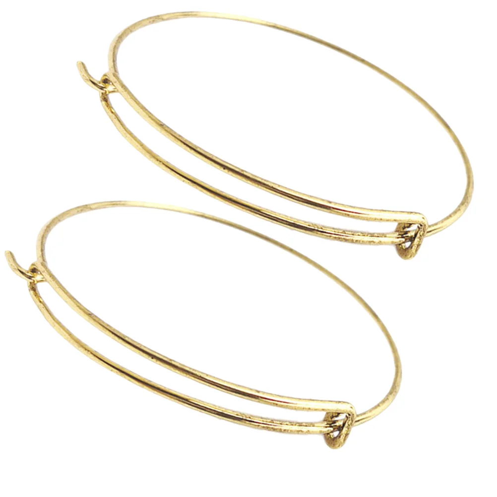 

20Pcs Adjustable Metal Push-Pull Bracelet Coil Wire Bangle Chic Stylish Gift for Women Daily Wear Anniversary Graduation