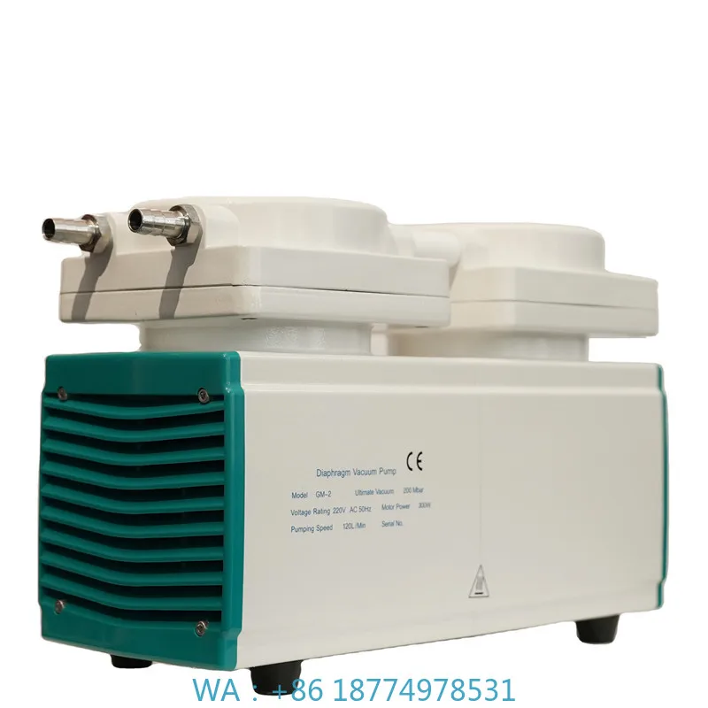 Pump GM-2 120L/Min, 4CFM From Manufacture in Chemical  Resistant 100% Oil Free Diaphragm Vacuum