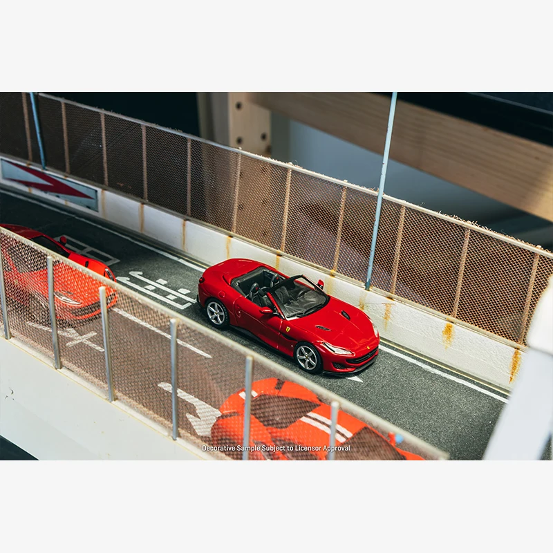 PreSale TW 1:64 FERRARI F8 TRIBUTO PORTOFINO Magazine Limited In Books Diecast Car Model Collection Toys Tarmac Works