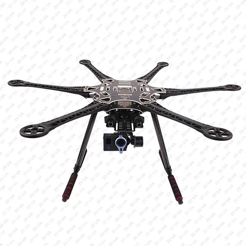 S550 F550 500 Upgrade Hexacopter Frame Kit met niet-opvouwbaar landingsgestel voor FPV DIY Multirotor FPV Drone