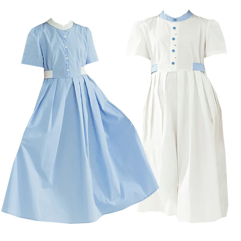 2026 Teen Girl Summer Blue Dress Kids Cute Dresses For Girls 10-12 14 8 9 11 13 15 16 18 20 25 30 Years Tweens Child Clothing