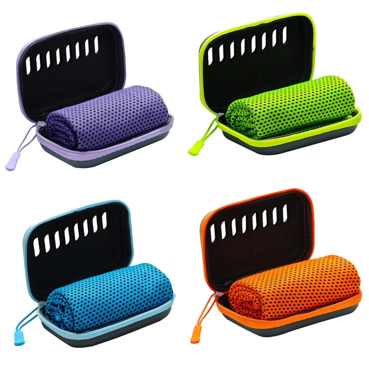 

Портативный кейс из ЭВА для быстросохнущих полотенец: охлаждающее полотенце, мягкое, дышащее, мгновенно охлаждающее, для спорта и активного отдыха