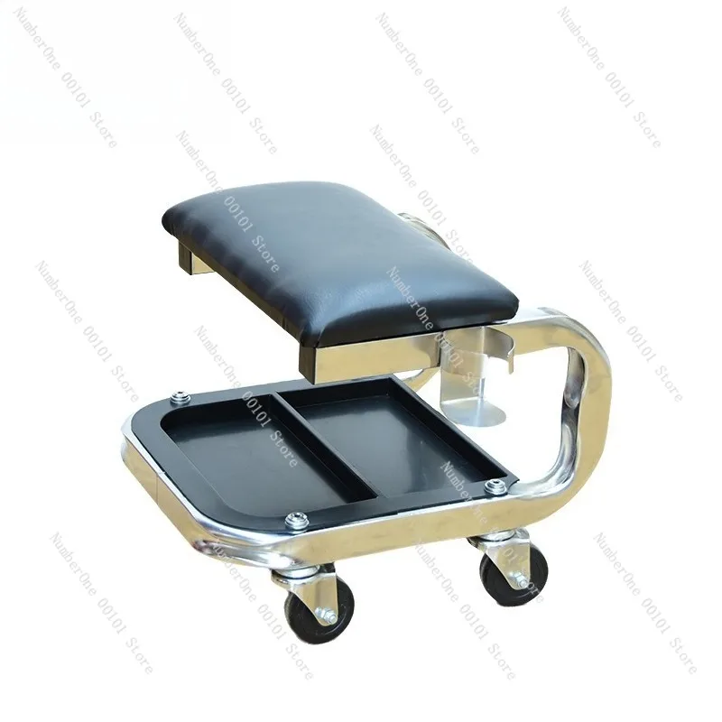 Mobile Repair Workbench Car Repair Tool Bench U Shape Work Table Portable Garage Repair Stand Heavy Duty Maintenance Platform