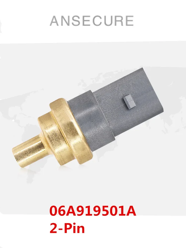 OEM  2-Pin Engine Coolant Water Temperature Sensor For VW Caddy Golf Jetta Passat CC Gol Polo Up Amarok Tiguan Touran 06A919501A