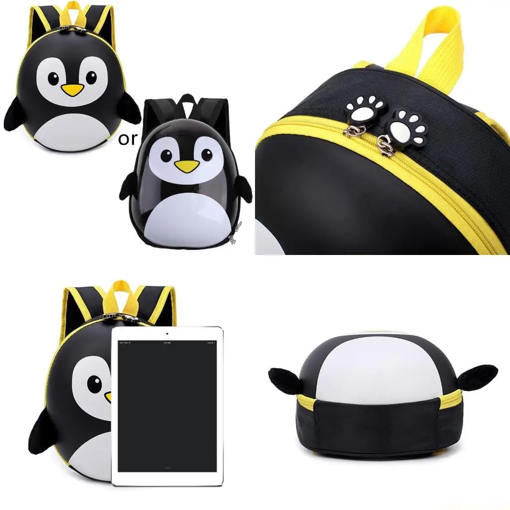 

X90D Baby Kids Boy Girl Penguin Casual Backpack Cartoon Small Shoulder School Bag New
