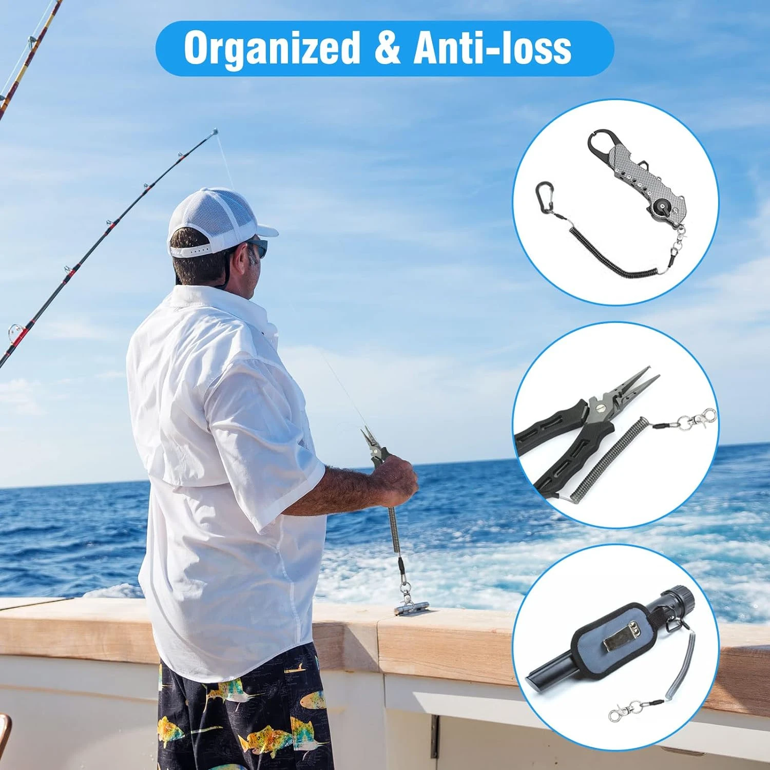 Peche accessoire Fishing rod sleeve Hirisis Drop shot Sabiki Fishing beads Fishing spinner blades Fishing nippers Fishing clips