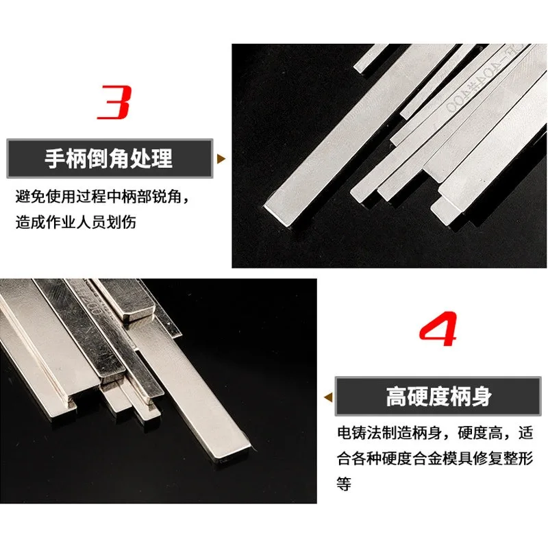 CF-400 large flat oblique 402 404 406 408 file 150/200/400 mesh(12 pieces/group)