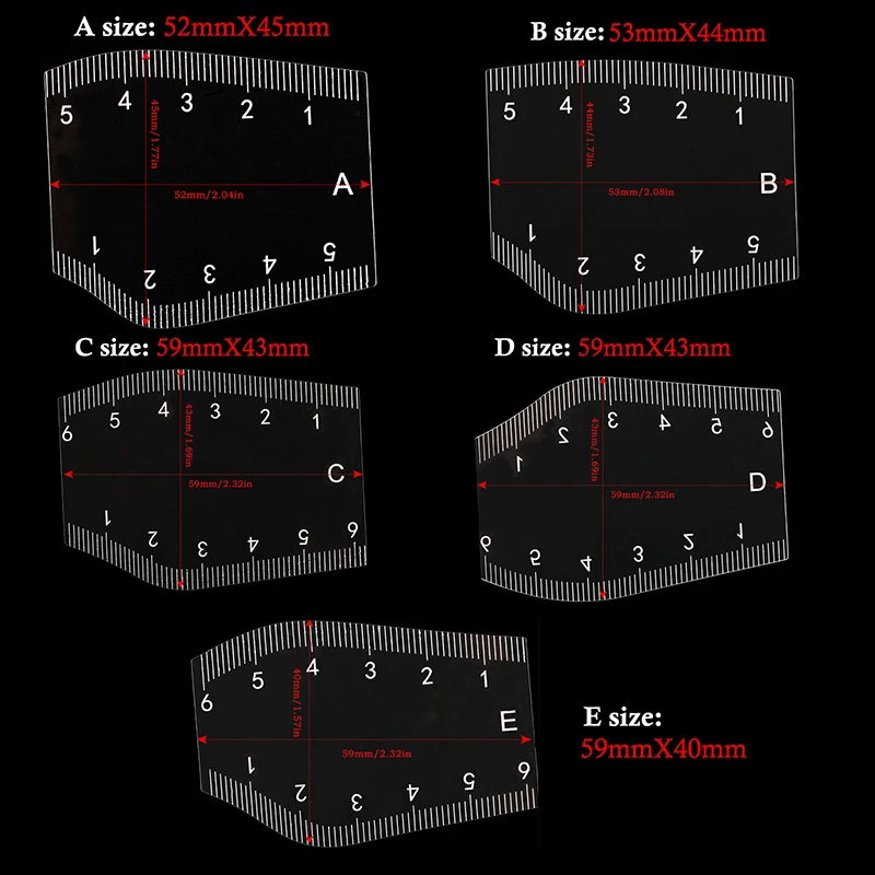 初心者向けの眉毛タトゥーメイクアップツールクイック眉毛デザイン眉毛補助定規位置決め定規タトゥーアクセサリー