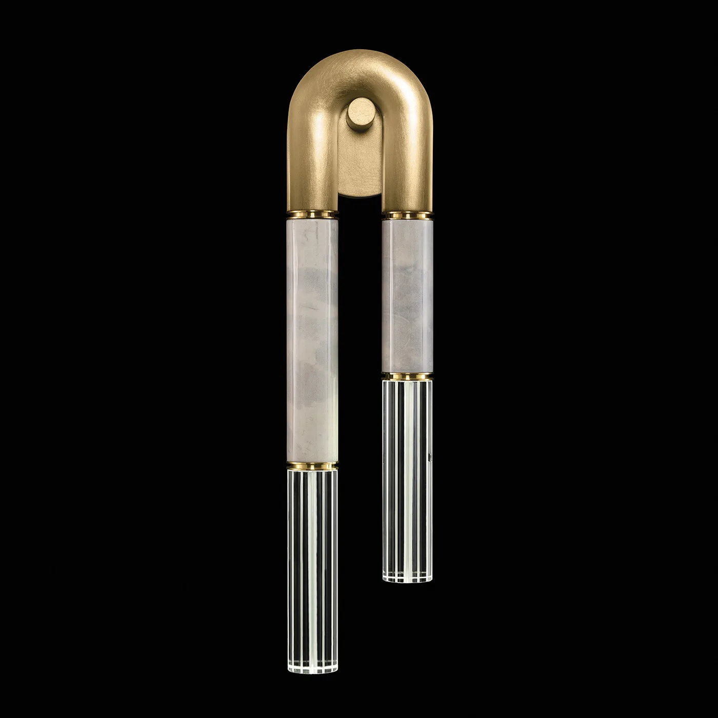 

Postmodern Marble Wall Tube Sconce Lamp Linear Simple Hotel Room Corridor Background Led Wall Light