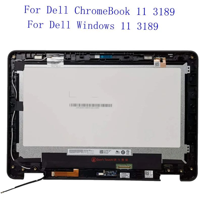 

LCD Assembly for Dell Latitude 11 3189 11.6 Inches HD 1366 x 768 LED LCD Screen Touch Digitizer Assembly Replacement +Bezel