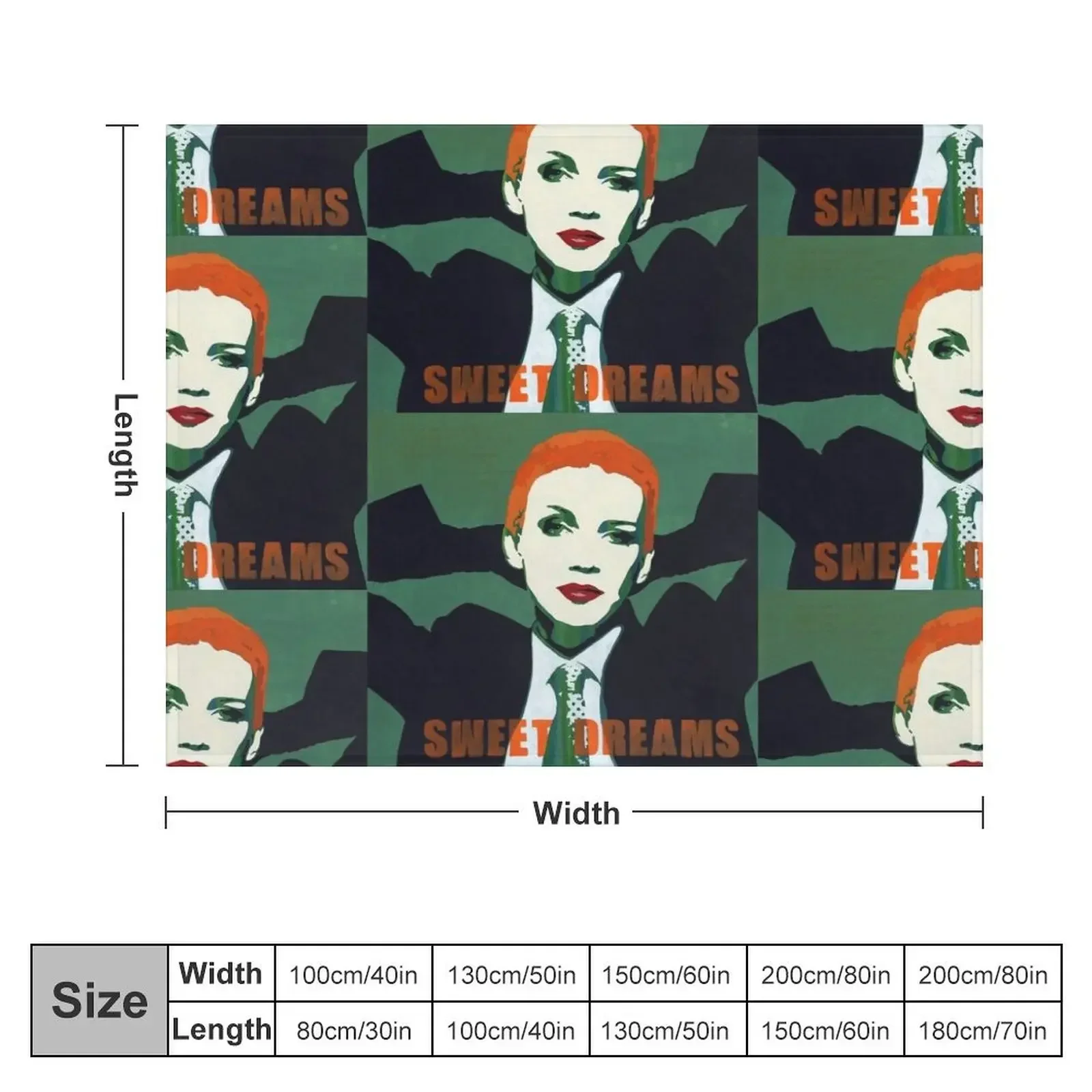 Eurythmics (Annie Lennox) - Sweet Dreams Throw Blanket Decorative Beds Polar Comforter Blankets