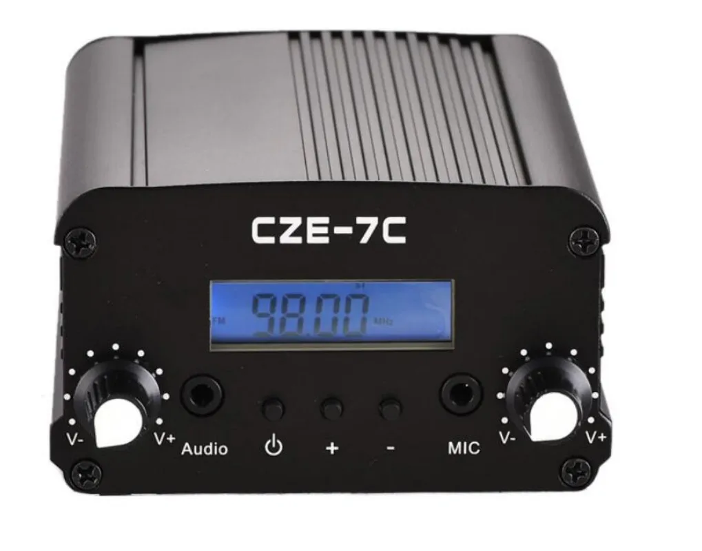 

CZE-7C 1W/7W 7Watts Small Audio Broadcast PLL FM Transmitter Radio Station FM Antenna Kit