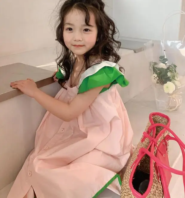 

Kids Clothes Cute Dress Girls Sweet Princess Sleeveless Beautiful Dress Children's Dress