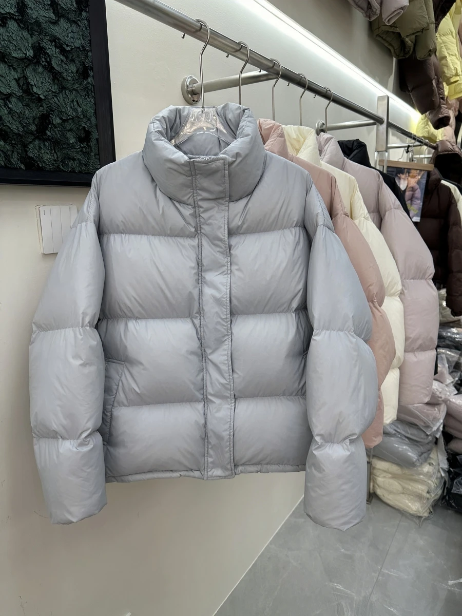 冬の新しい女性のダウンジャケットルーズ通勤 95% ホワイトダックダウンジャケット
