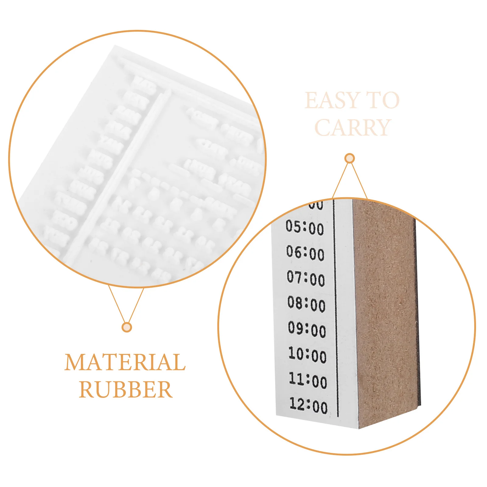 4 قطعة 1 صندوق Diy بها بنفسك الخشب مجلة ختم مجموعة اليدوية Stamps ل مخطط الديكور سجل القصاصات بطاقة Stamps التقويم الجدول الزمني المنظم