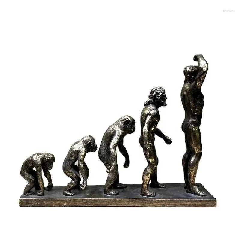 

Decorative Objects Figurines Human Sculpture Resin Anthropoid Statue Troglodyte Remote Times Museum Darwin History Orname Dhpep
