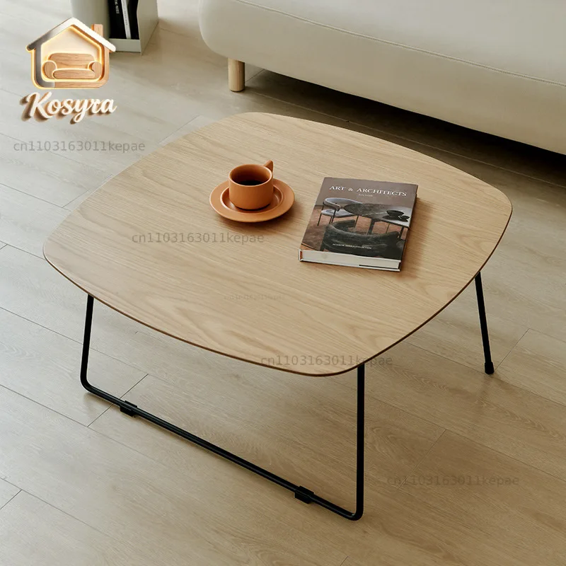 Minimalist Round Side Rack, Low Corner Unit, Balcony Tea Set, Wooden Bay Window Stand