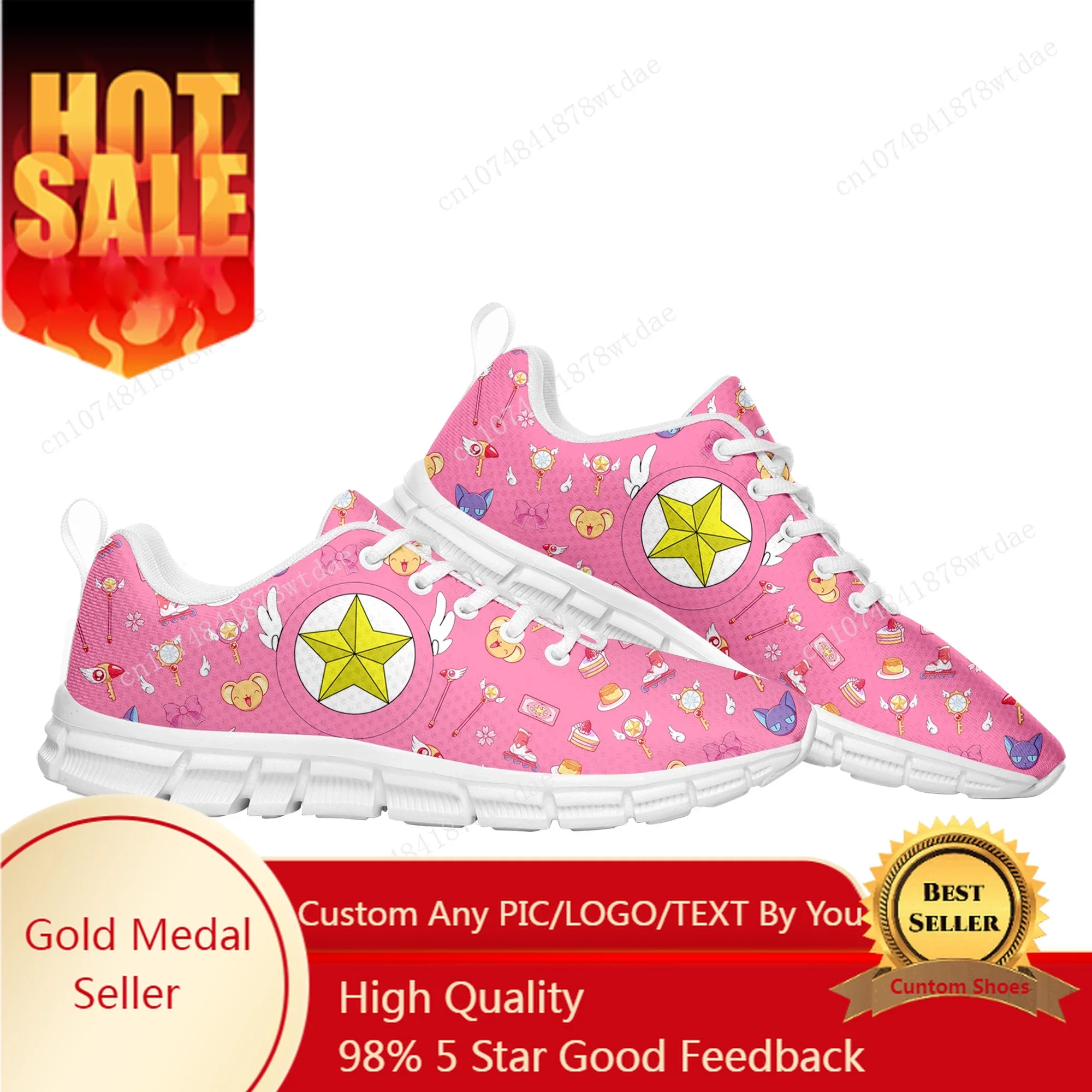 

Cardcaptor Sakura Shoes Mens Womens Teenager Kids Children Sneakers High Quality Cartoon Manga Comics Sneaker Custom Shoe